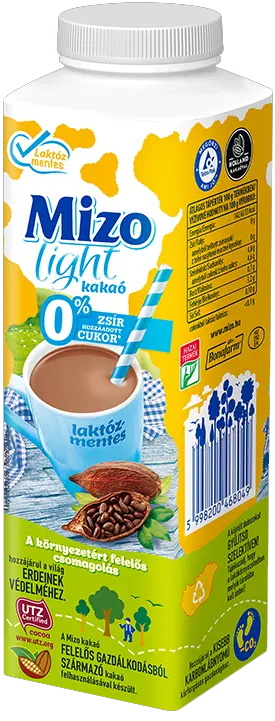 MIZO Laktózmentes light kakaó 450ml